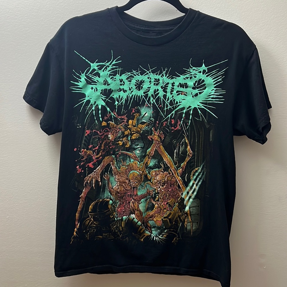 Aborted Band T Shirt Deadspace Artwork Size Medium